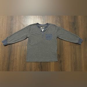 Boy’s Route 66 Casual Grey Long Sleeve Shirt S 6/7